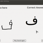 Learning to write in Arabic